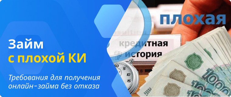 Требования получения займа